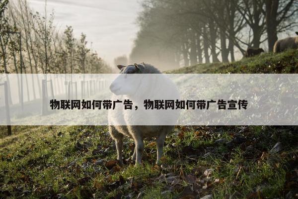 物联网如何带广告，物联网如何带广告宣传