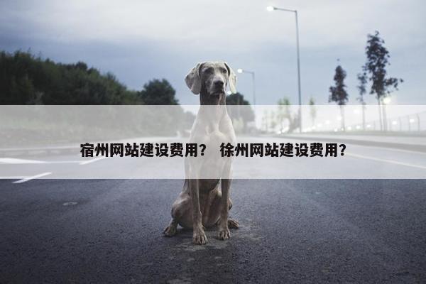 宿州网站建设费用？ 徐州网站建设费用？