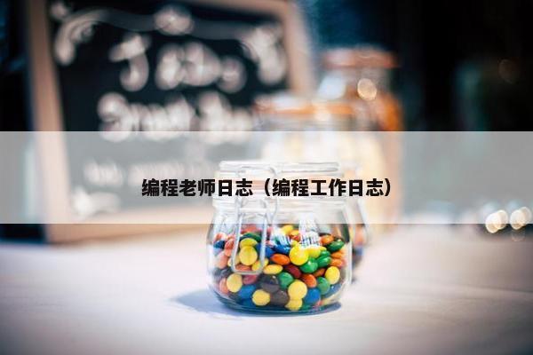 编程老师日志（编程工作日志）