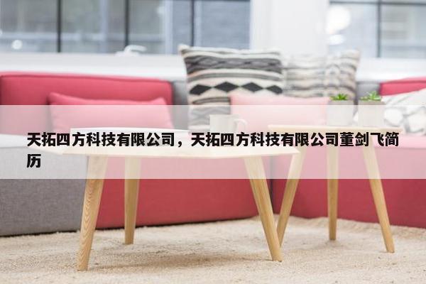 天拓四方科技有限公司，天拓四方科技有限公司董剑飞简历