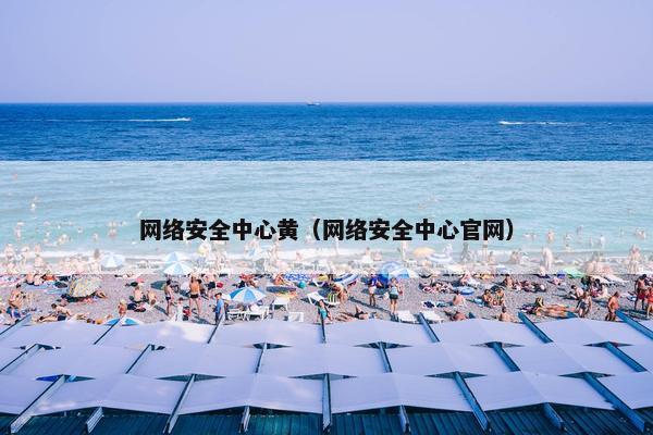 网络安全中心黄（网络安全中心官网）