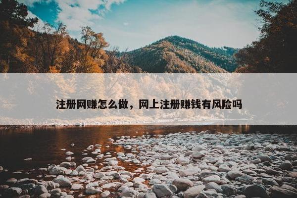 注册网赚怎么做，网上注册赚钱有风险吗