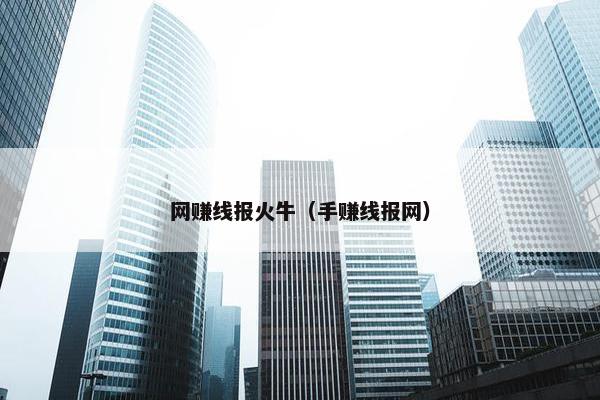 网赚线报火牛（手赚线报网）