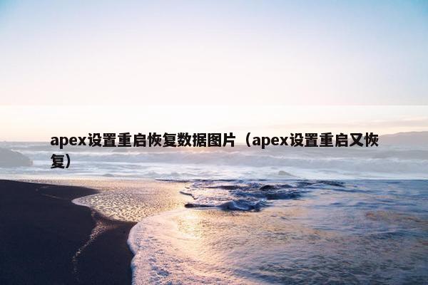 apex设置重启恢复数据图片（apex设置重启又恢复）