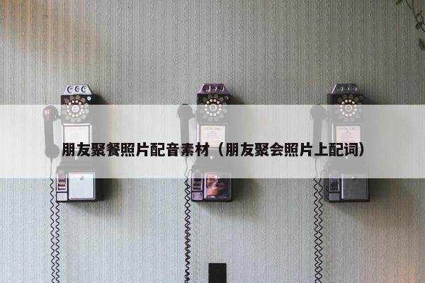 朋友聚餐照片配音素材（朋友聚会照片上配词）