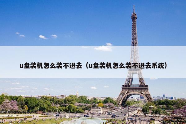 u盘装机怎么装不进去（u盘装机怎么装不进去系统）