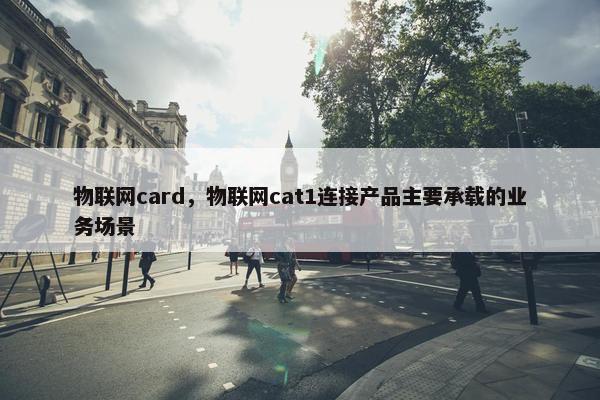 物联网card，物联网cat1连接产品主要承载的业务场景