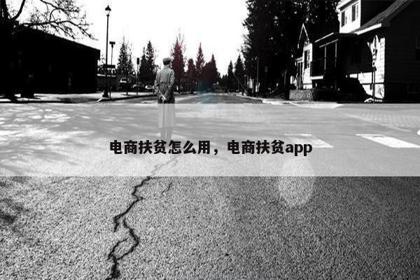 电商扶贫怎么用，电商扶贫app