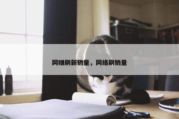 网赚刷新销量，网络刷销量