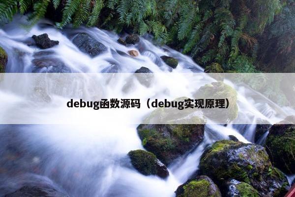 debug函数源码（debug实现原理）