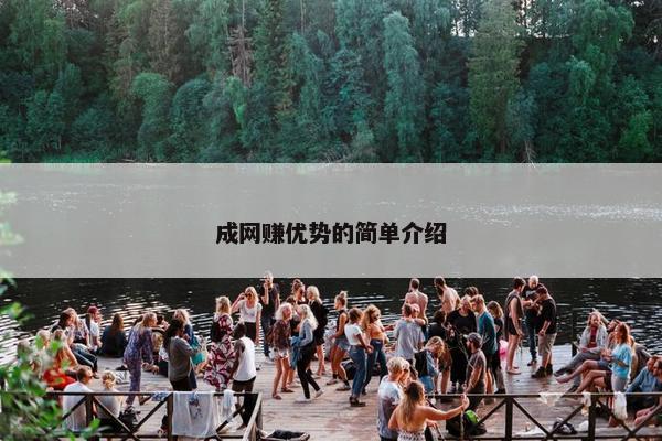 成网赚优势的简单介绍