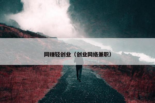 网赚轻创业（创业网络兼职）