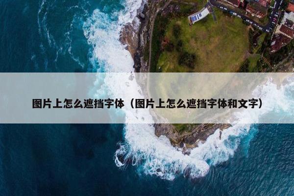 图片上怎么遮挡字体（图片上怎么遮挡字体和文字）