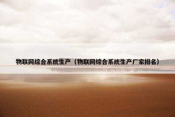 物联网综合系统生产（物联网综合系统生产厂家排名）