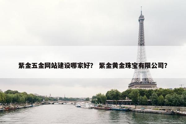 紫金五金网站建设哪家好？ 紫金黄金珠宝有限公司？