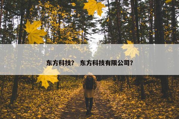东方科技？ 东方科技有限公司？