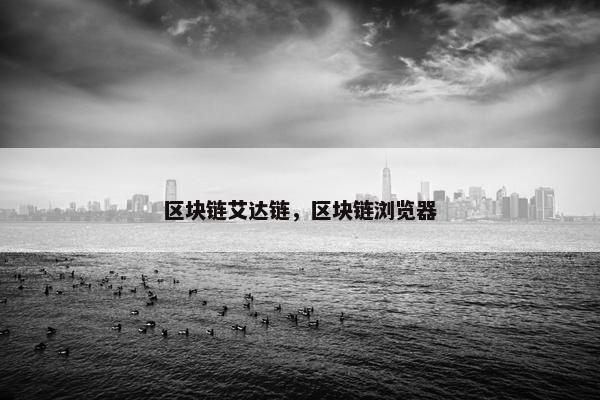 区块链艾达链，区块链浏览器