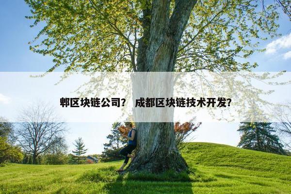 郫区块链公司？ 成都区块链技术开发？