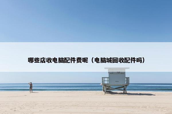 哪些店收电脑配件费呢（电脑城回收配件吗）