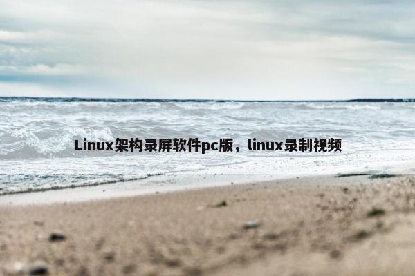 Linux架构录屏软件pc版，linux录制视频