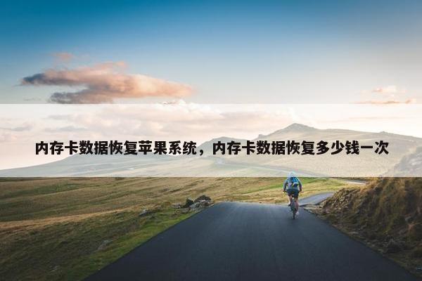 内存卡数据恢复苹果系统，内存卡数据恢复多少钱一次