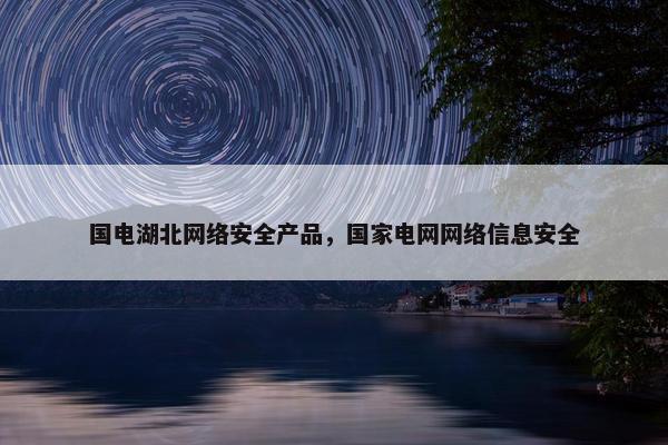 国电湖北网络安全产品，国家电网网络信息安全