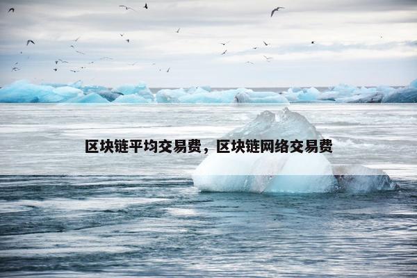 区块链平均交易费，区块链网络交易费