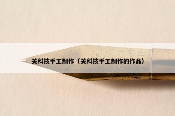 关科技手工制作（关科技手工制作的作品）
