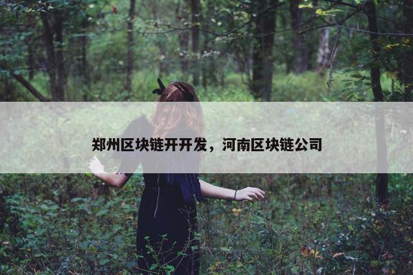 郑州区块链开开发，河南区块链公司