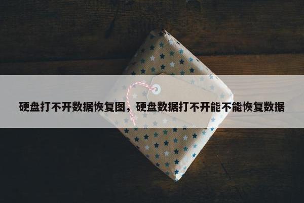 硬盘打不开数据恢复图，硬盘数据打不开能不能恢复数据