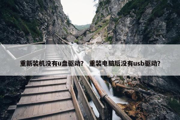 重新装机没有u盘驱动？ 重装电脑后没有usb驱动？
