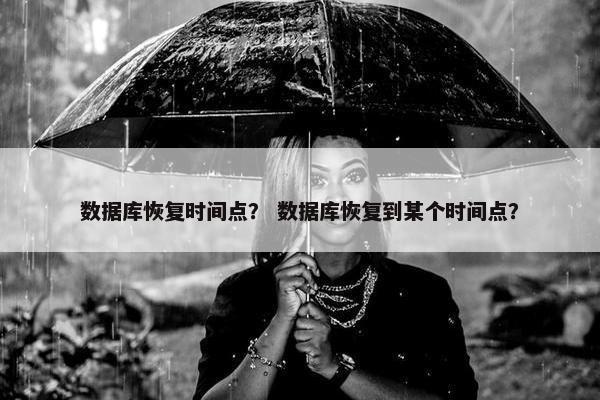 数据库恢复时间点？ 数据库恢复到某个时间点？
