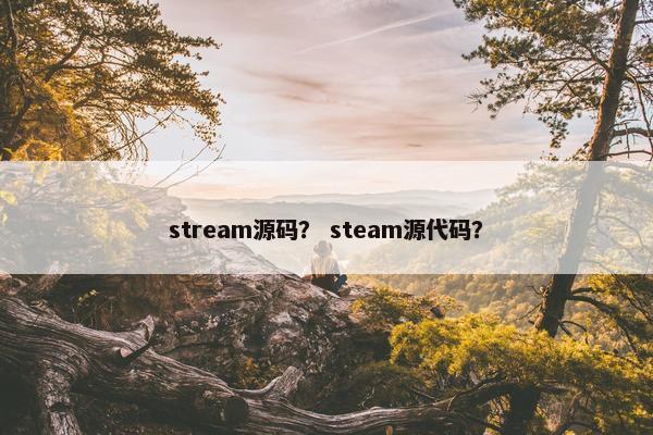 stream源码？ steam源代码？