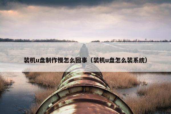 装机u盘制作慢怎么回事（装机u盘怎么装系统）