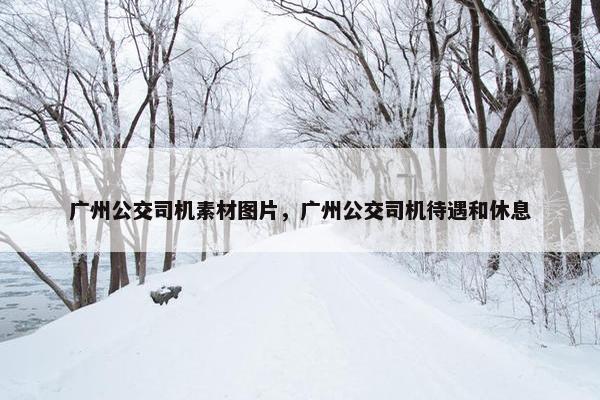 广州公交司机素材图片，广州公交司机待遇和休息