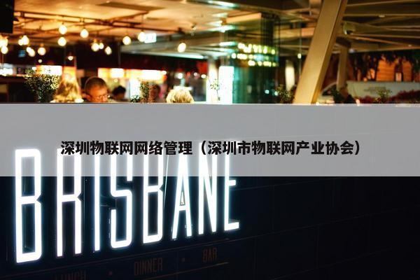 深圳物联网网络管理（深圳市物联网产业协会）