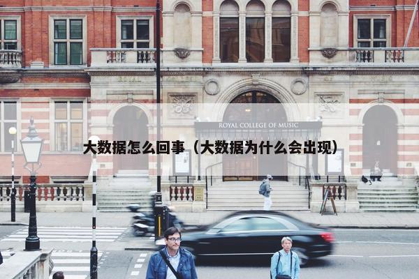 大数据怎么回事（大数据为什么会出现）