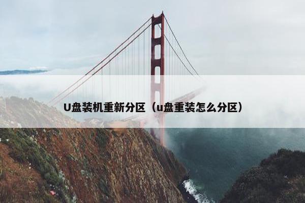 U盘装机重新分区（u盘重装怎么分区）