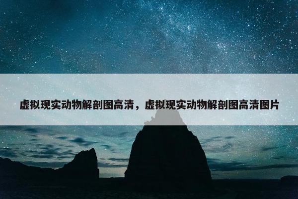 虚拟现实动物解剖图高清，虚拟现实动物解剖图高清图片