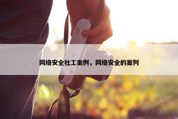 网络安全社工案例，网络安全的案列