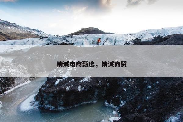 精诚电商甄选，精诚商贸