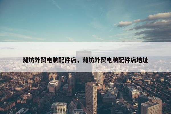 潍坊外贸电脑配件店，潍坊外贸电脑配件店地址