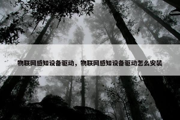 物联网感知设备驱动，物联网感知设备驱动怎么安装