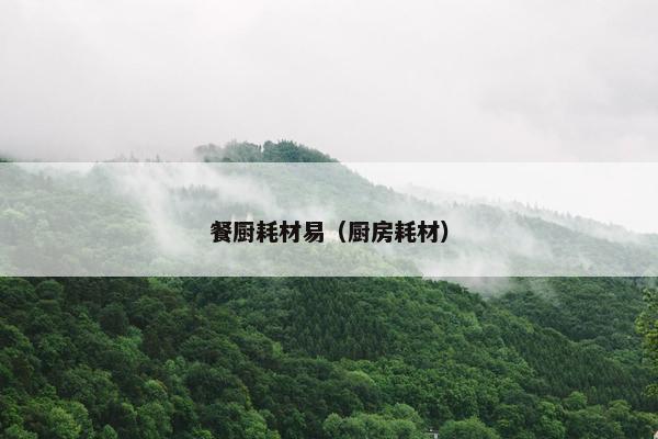 餐厨耗材易（厨房耗材）