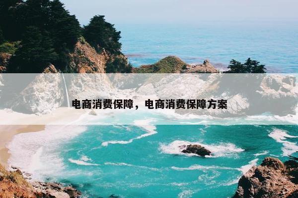 电商消费保障，电商消费保障方案