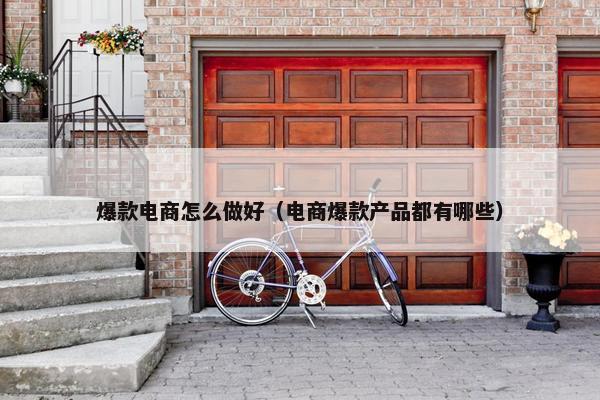 爆款电商怎么做好（电商爆款产品都有哪些）