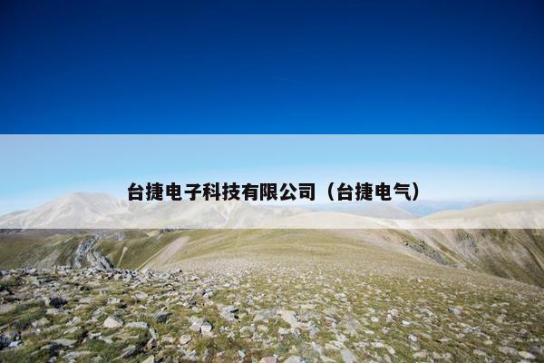 台捷电子科技有限公司（台捷电气）