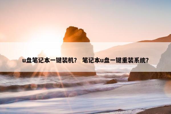 u盘笔记本一键装机？ 笔记本u盘一键重装系统？