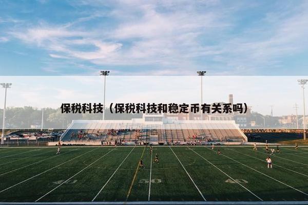 保税科技（保税科技和稳定币有关系吗）