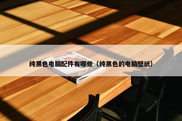 纯黑色电脑配件有哪些（纯黑色的电脑壁纸）